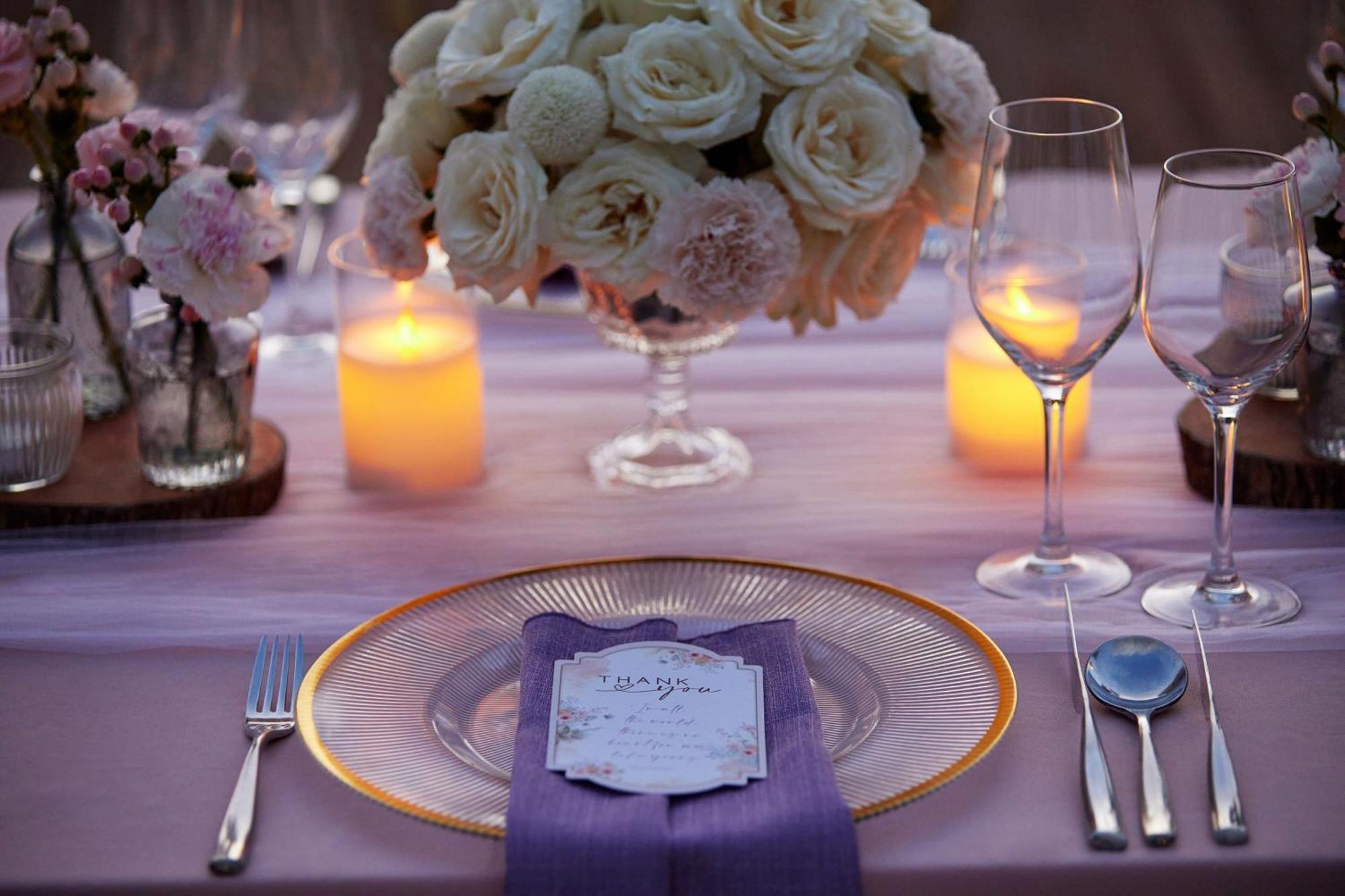 Sheraton Bali Kuta Resort Exteriér fotografie A place setting