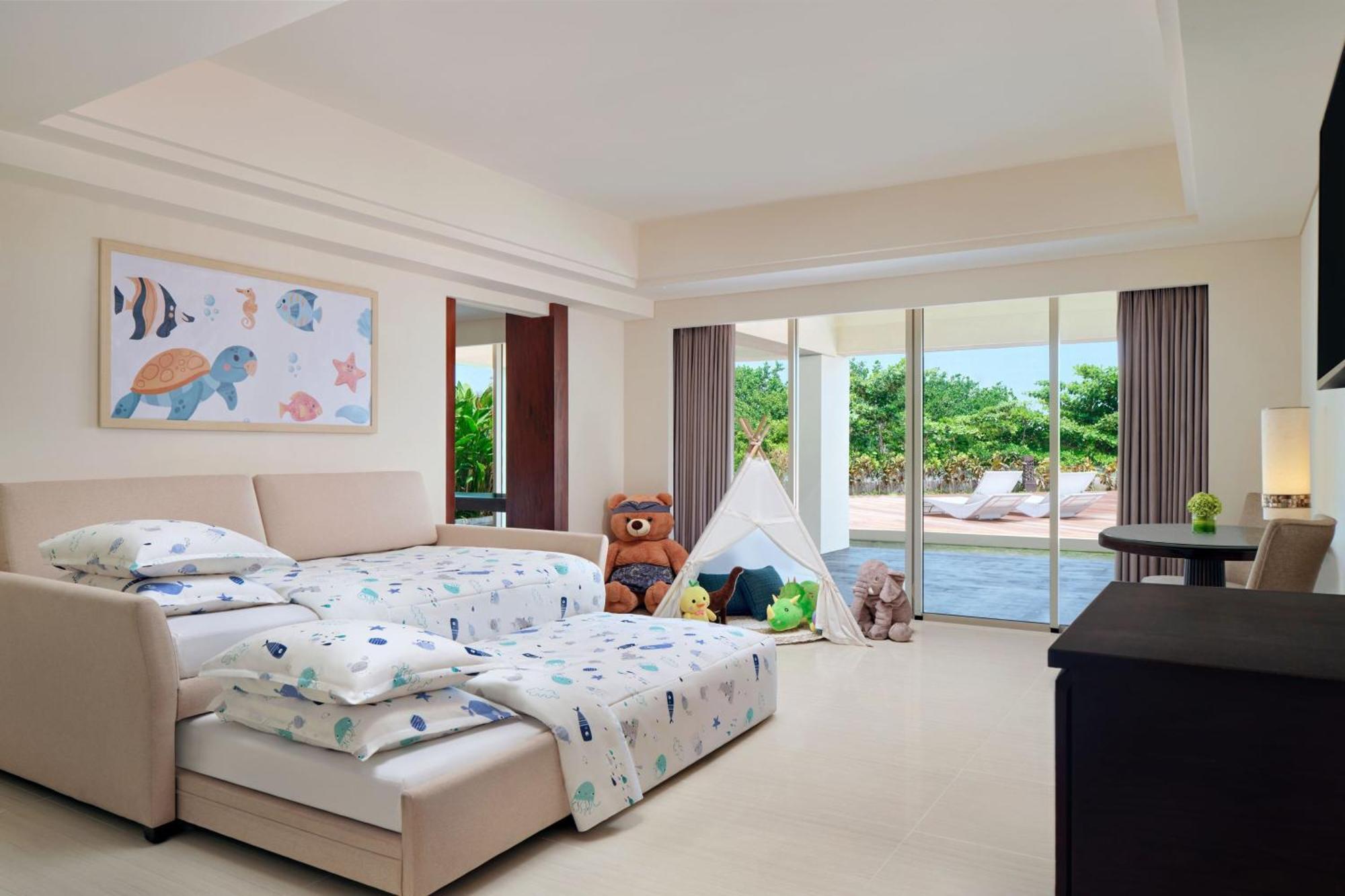 Sheraton Bali Kuta Resort Exteriér fotografie A bedroom at the Atlantis Paradise Island